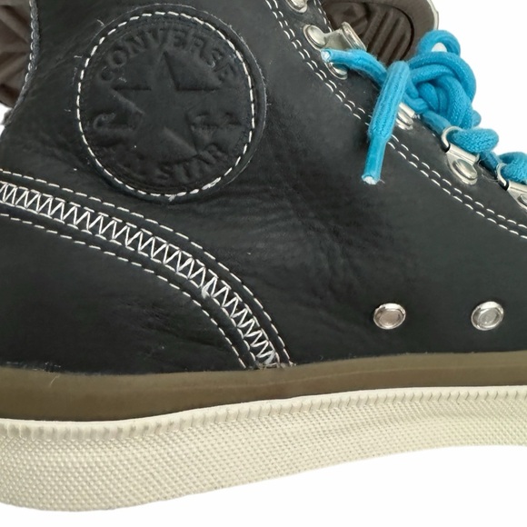 Converse Leather Chuck Taylor All Star Street Hiker Navy  High Tops Size 9 - Picture 12 of 16